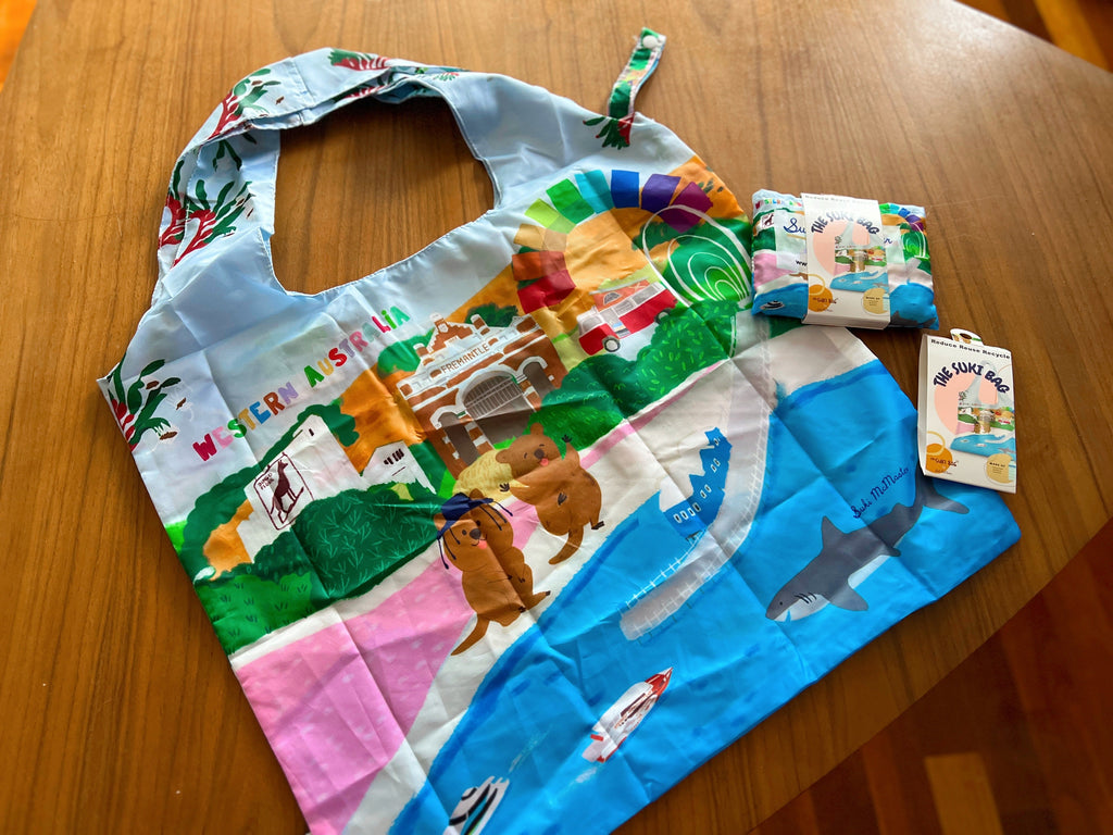 Reusable Shopping Bag - Western Australia with Joyful Quokka  (Pack of 10)