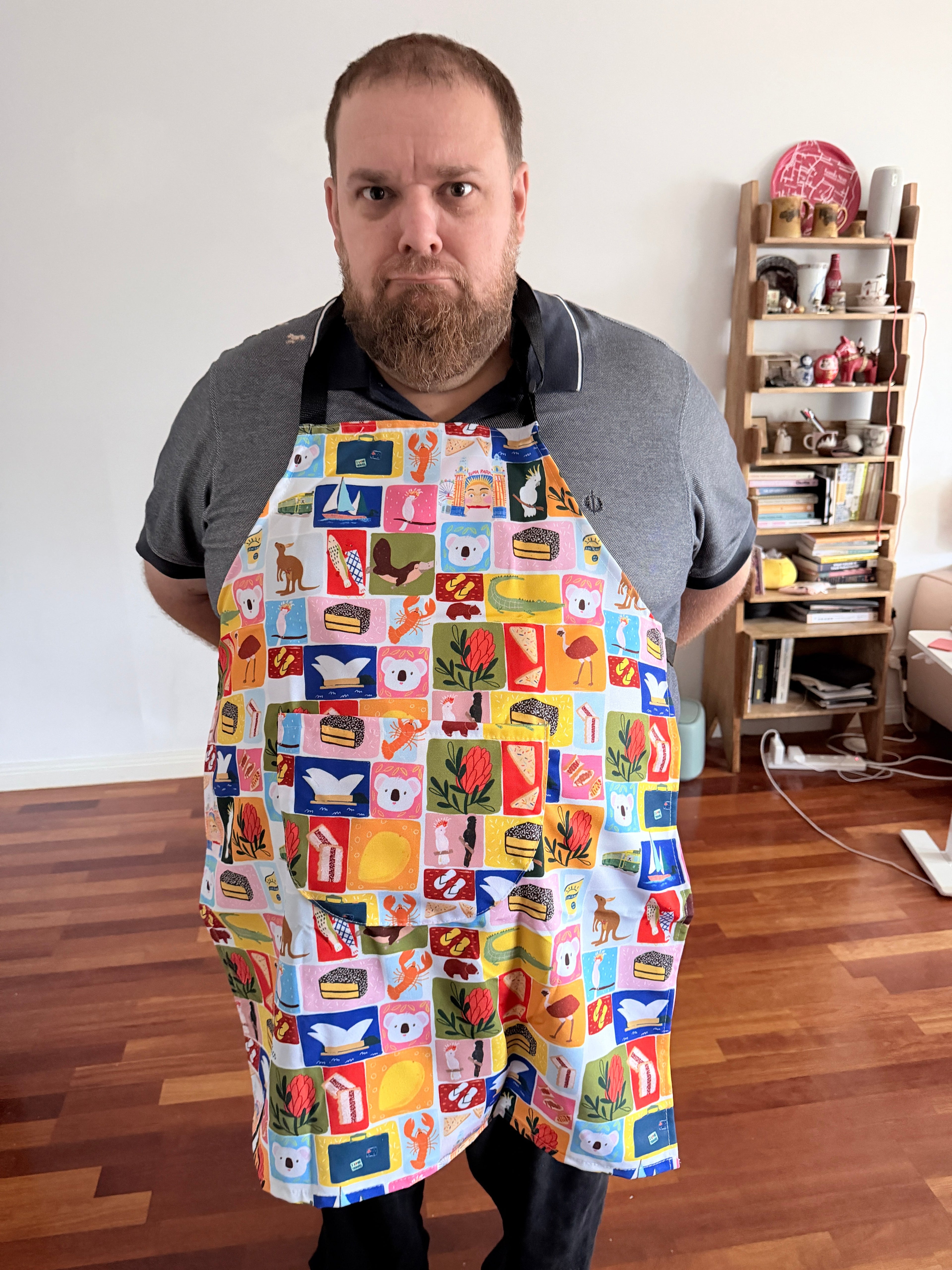 Adult Apron With Pocket - Aussie Icons by Suki McMaster (Pack of 2)