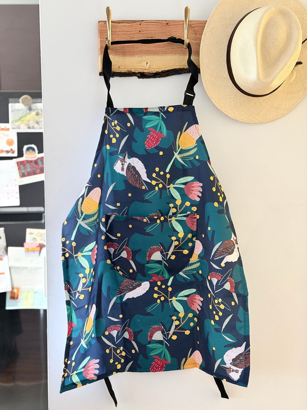 Adult Apron - Kookaburra and Australian Native Floral by Suki McMaster (Pack of 2)