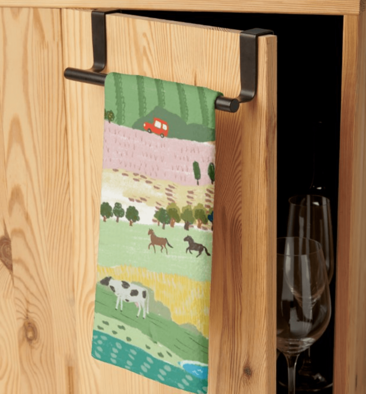 Kitchen Tea Towel - Country by Suki McMaster (Pack of 5)
