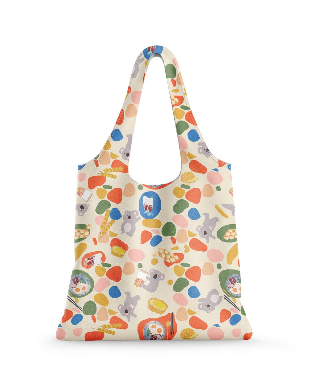 Reusable Shopping Bag - Hong Kong Foodie (Pack of 10)