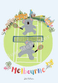 Wall Art Print Melbourne Tennis Koalas (Pack of 3)