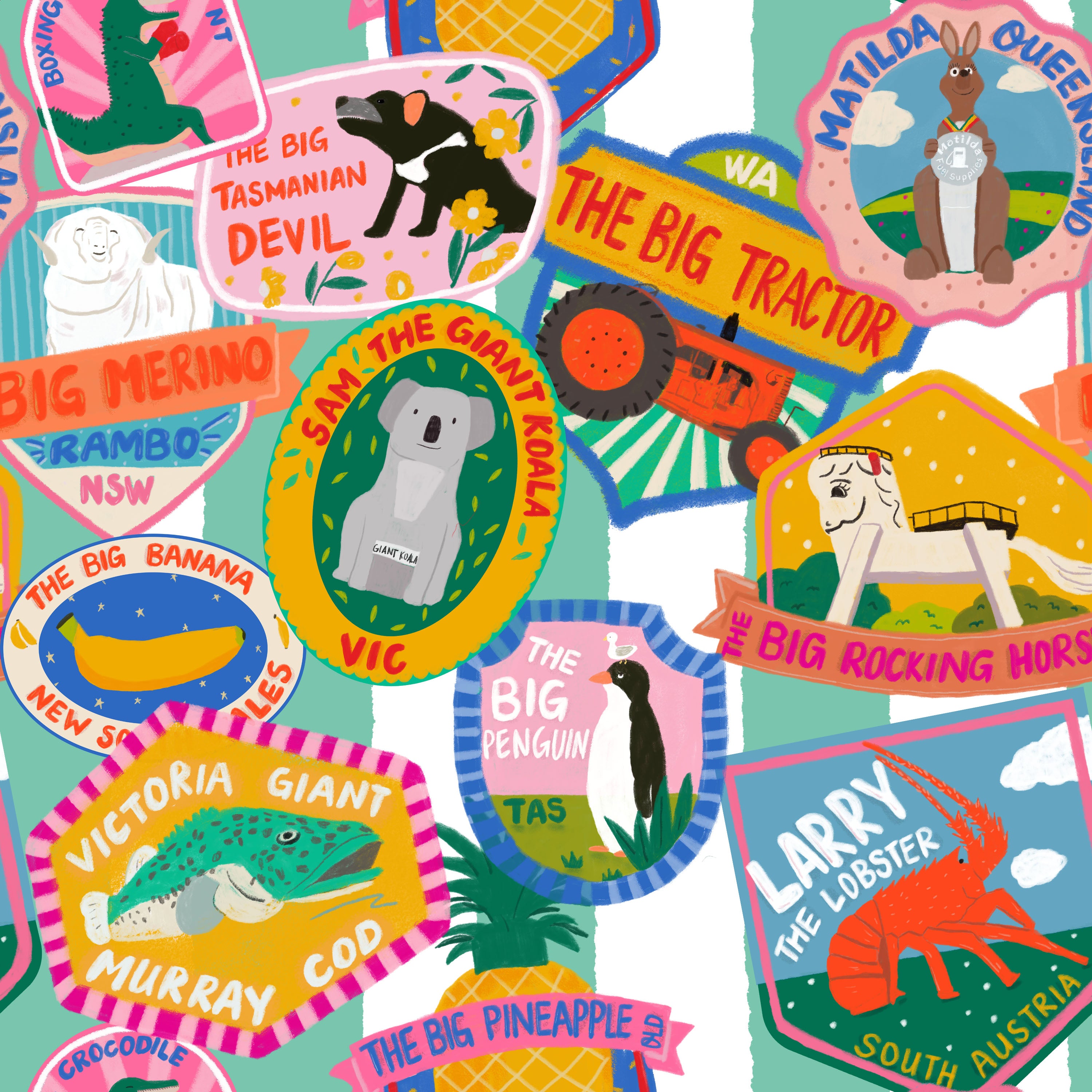Reusable Shopping Bag - Australia Big (Pack of 10)
