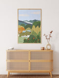 Australian Landscape Wall Art Print - Bright (Pack of 3)