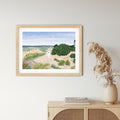 Wall Art Print - Oodle Dog Daisy On Beach (pack of 3)