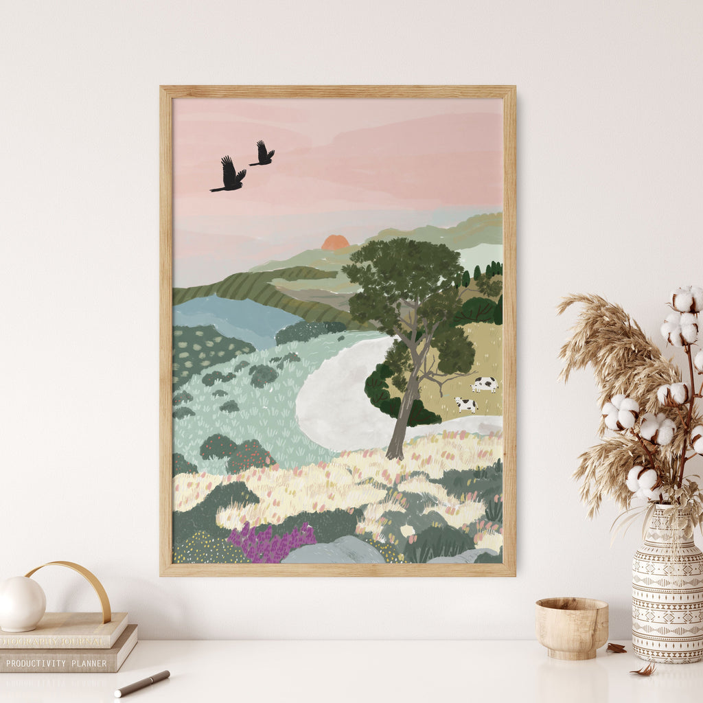 Australian Landscape Wall Art Prints - Eden NSW (Pack of 3)