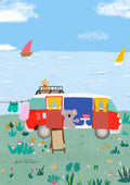 Blank Card - Koala and Kombi by Suki McMaster (Pack of 6)