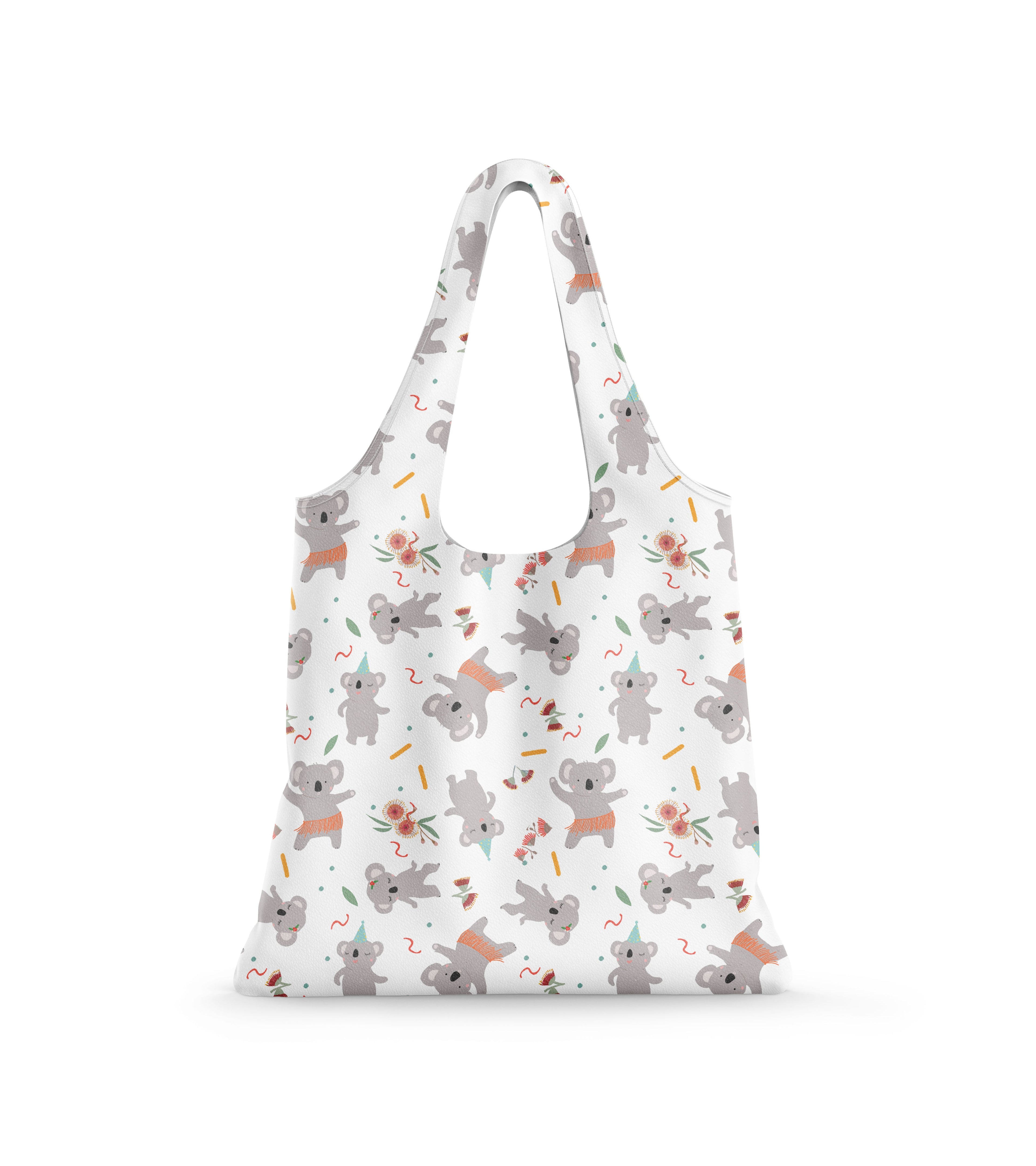 Reusable Shopping Bag - Dancing Koala Eco Tote (Pack of 10)