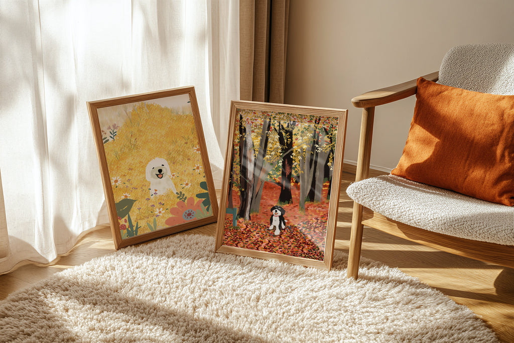 Australian Landscape Wall Art Print - Carlton Gardens (Pack of 3)
