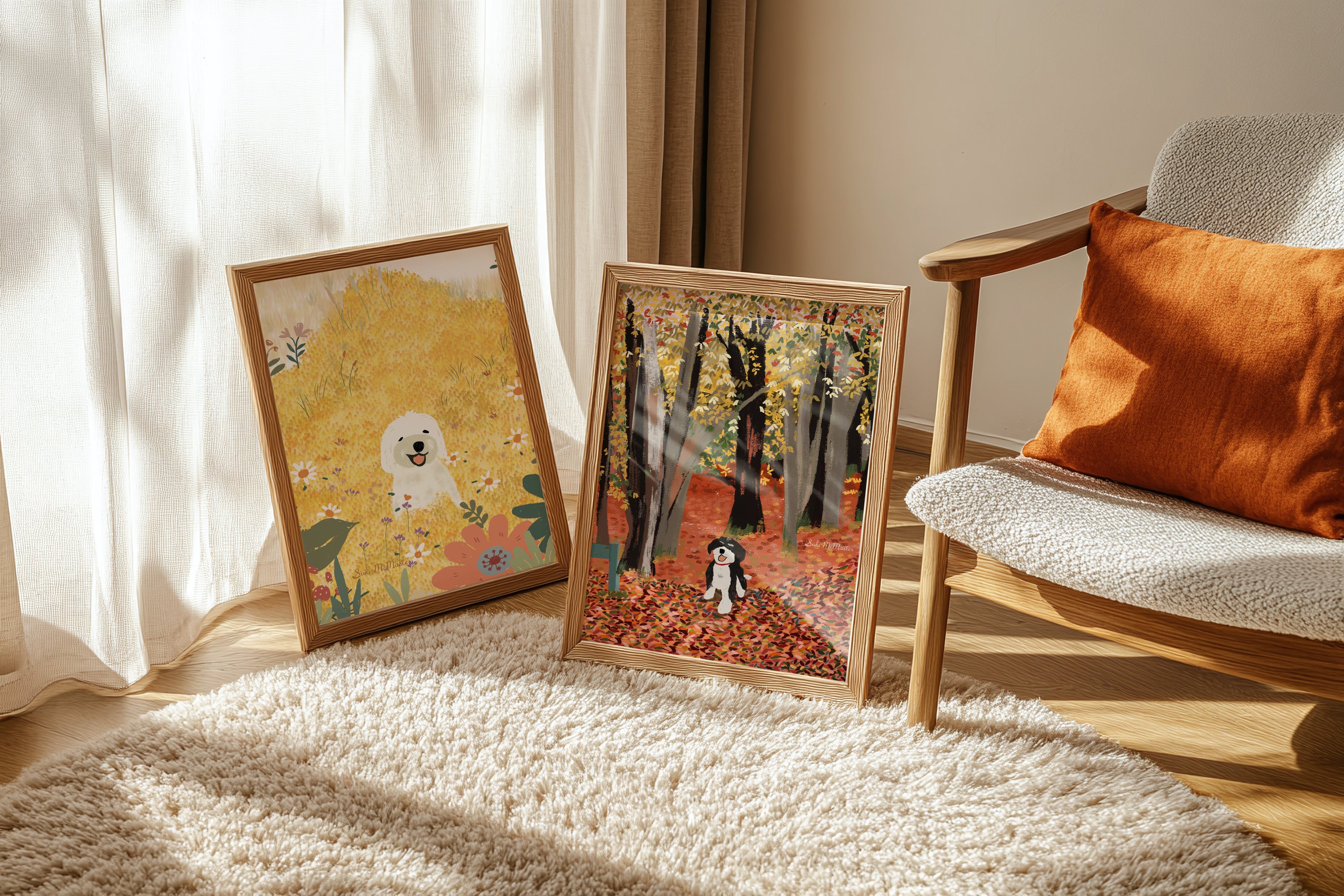 Australian Landscape Wall Art Print - Carlton Gardens (Pack of 3)