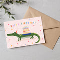 Blank Card - Crocodile Birthday by Suki McMaster (Pack of 6)