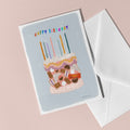 Blank Card - Aussie Birthday Cake! by Suki McMaster (Pack of 6)