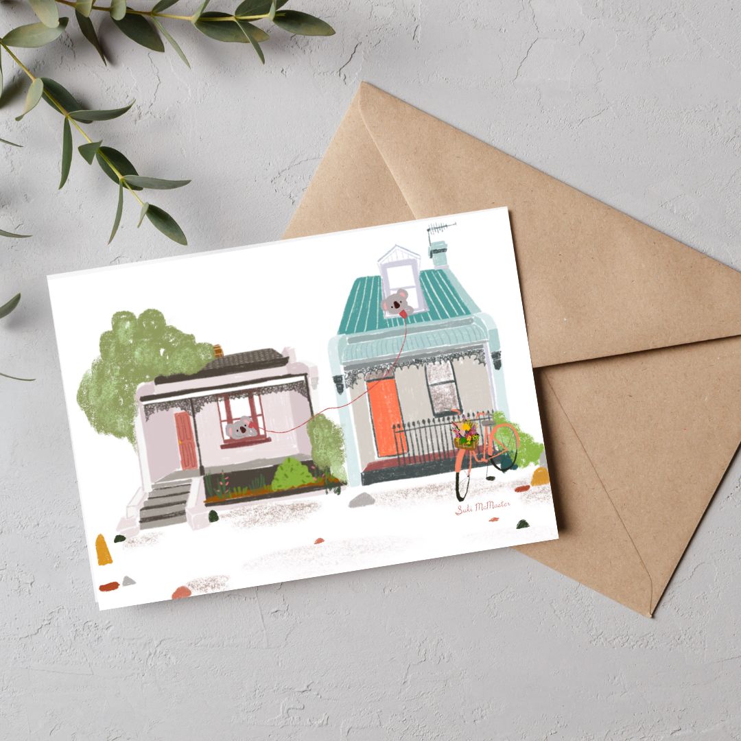 Blank Card - Connection by Suki McMaster (Pack of 6)