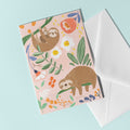 Blank Card - Sloth Family by Suki McMaster (Pack of 6)