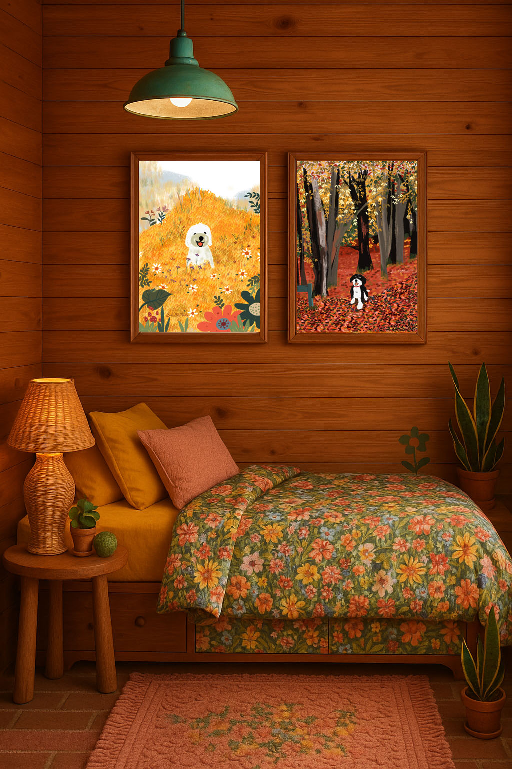 Australian Landscape Wall Art Print - Carlton Gardens (Pack of 3)