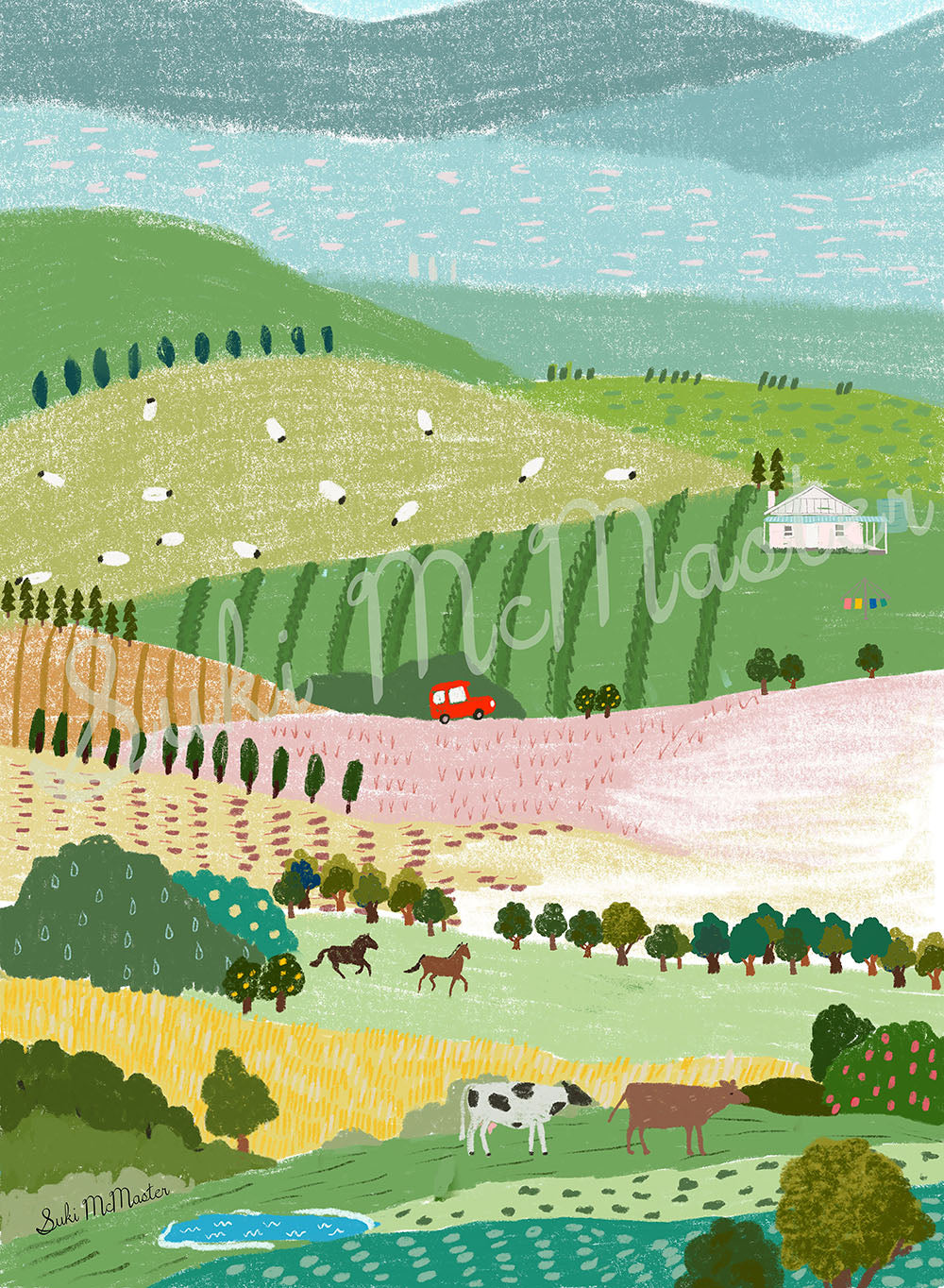 Australian Landscape Wall Art Print - Country (Pack of 3)