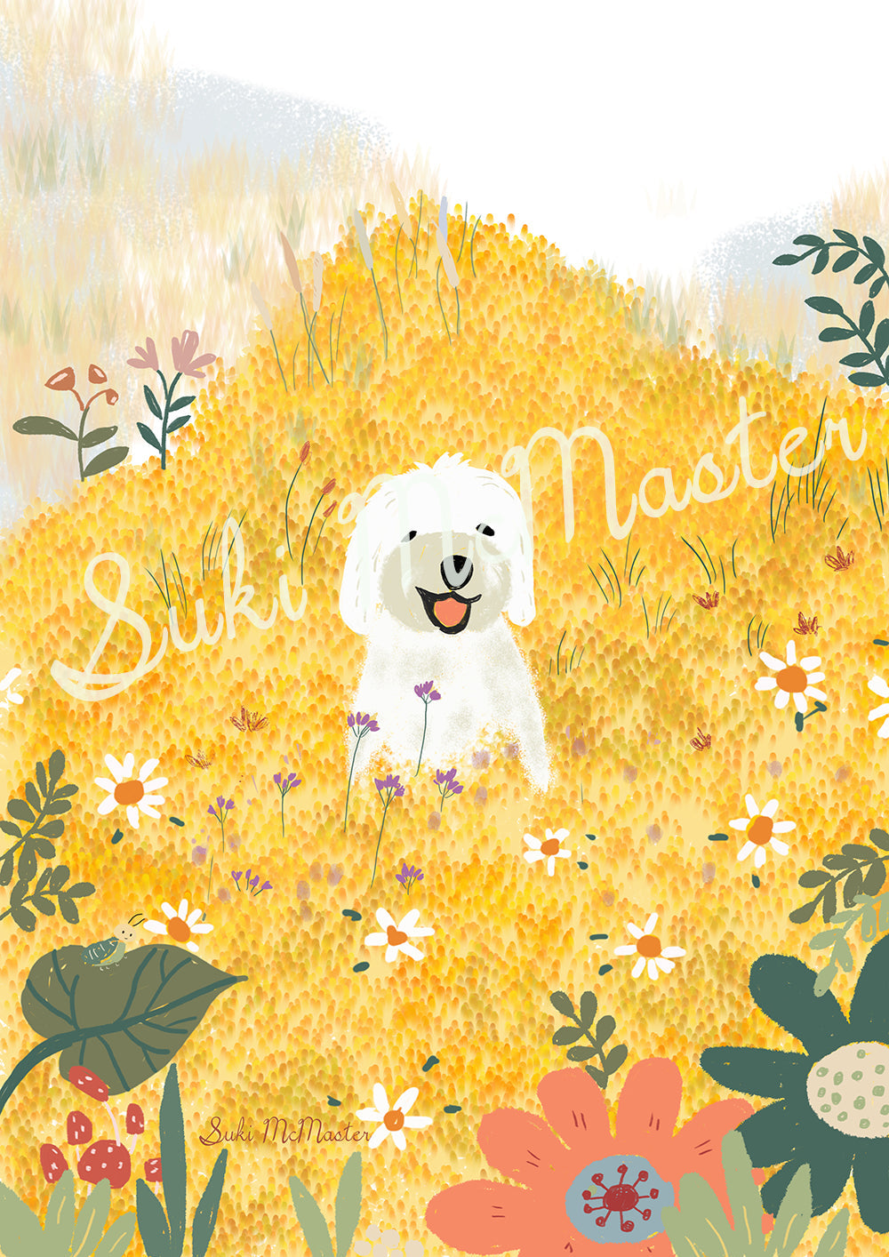 Wall Art Print - Oodles of Melbourne Daisy (Pack of 3)
