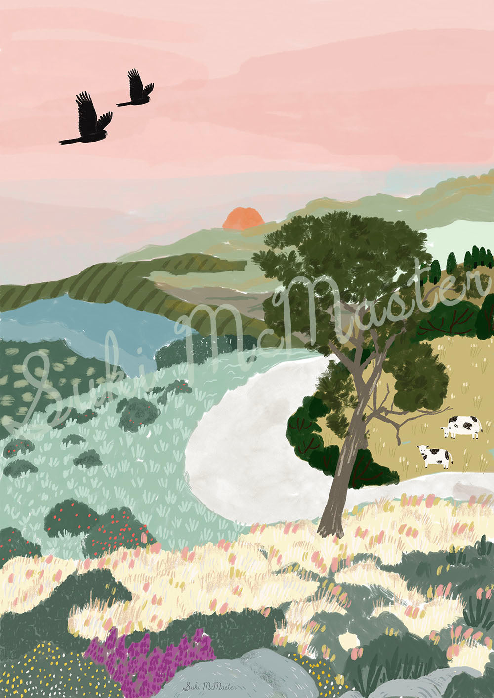 Australian Landscape Wall Art Prints - Eden NSW (Pack of 3)