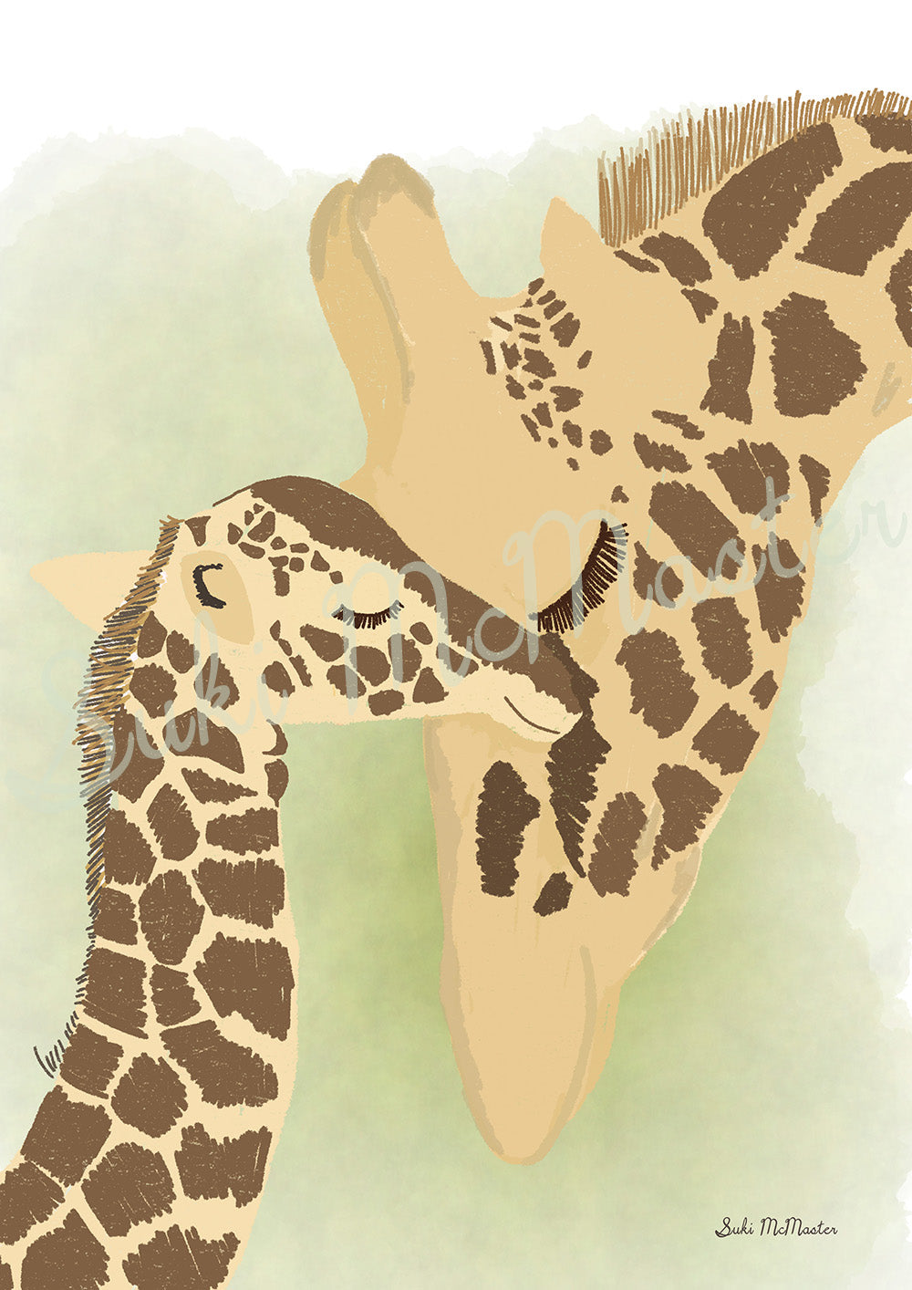 Wall Art Print - Giraffe (Pack of 3)