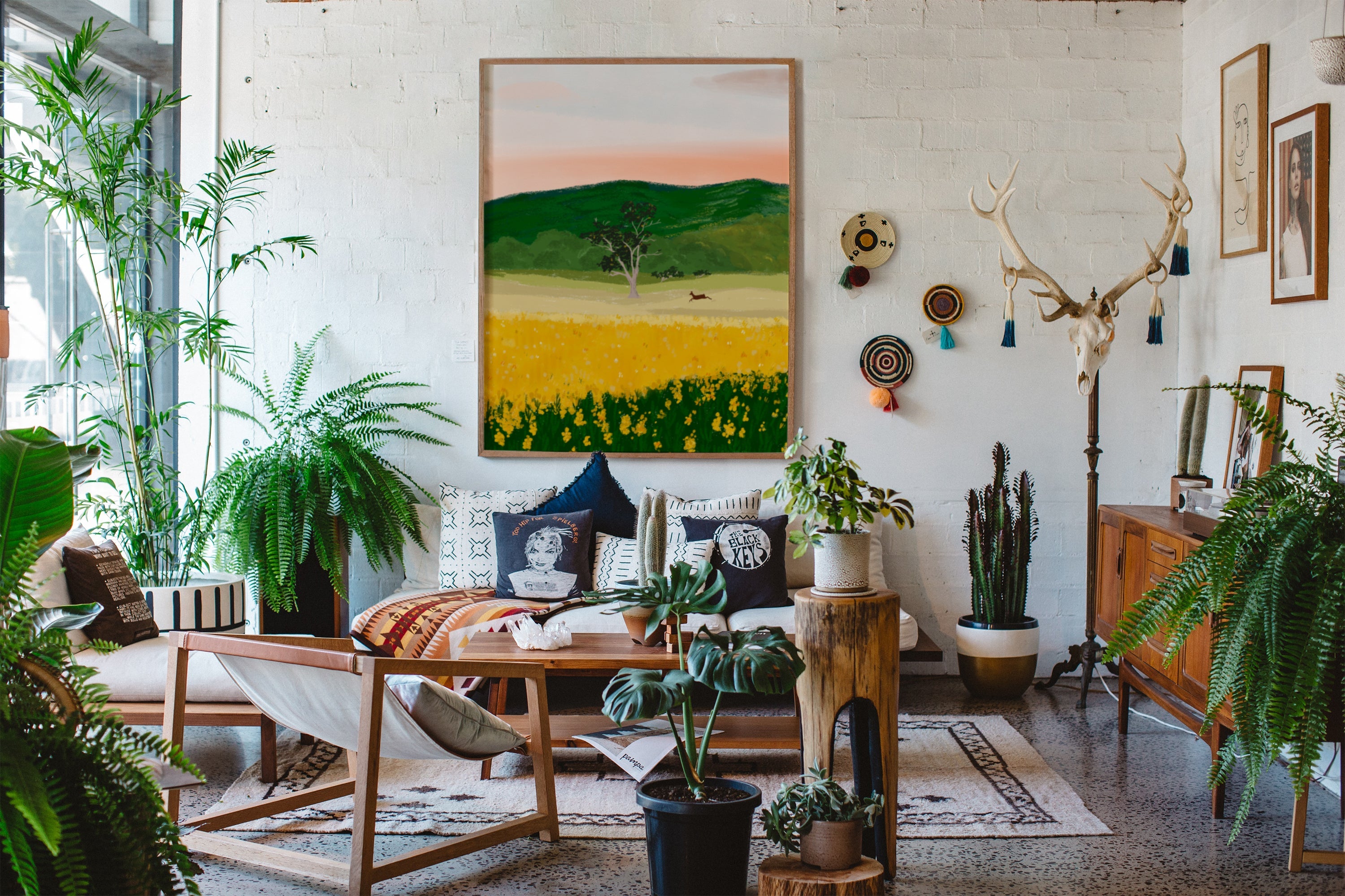 Australian Landscape Wall Art - Sunrise and Deer (Pack of 3)