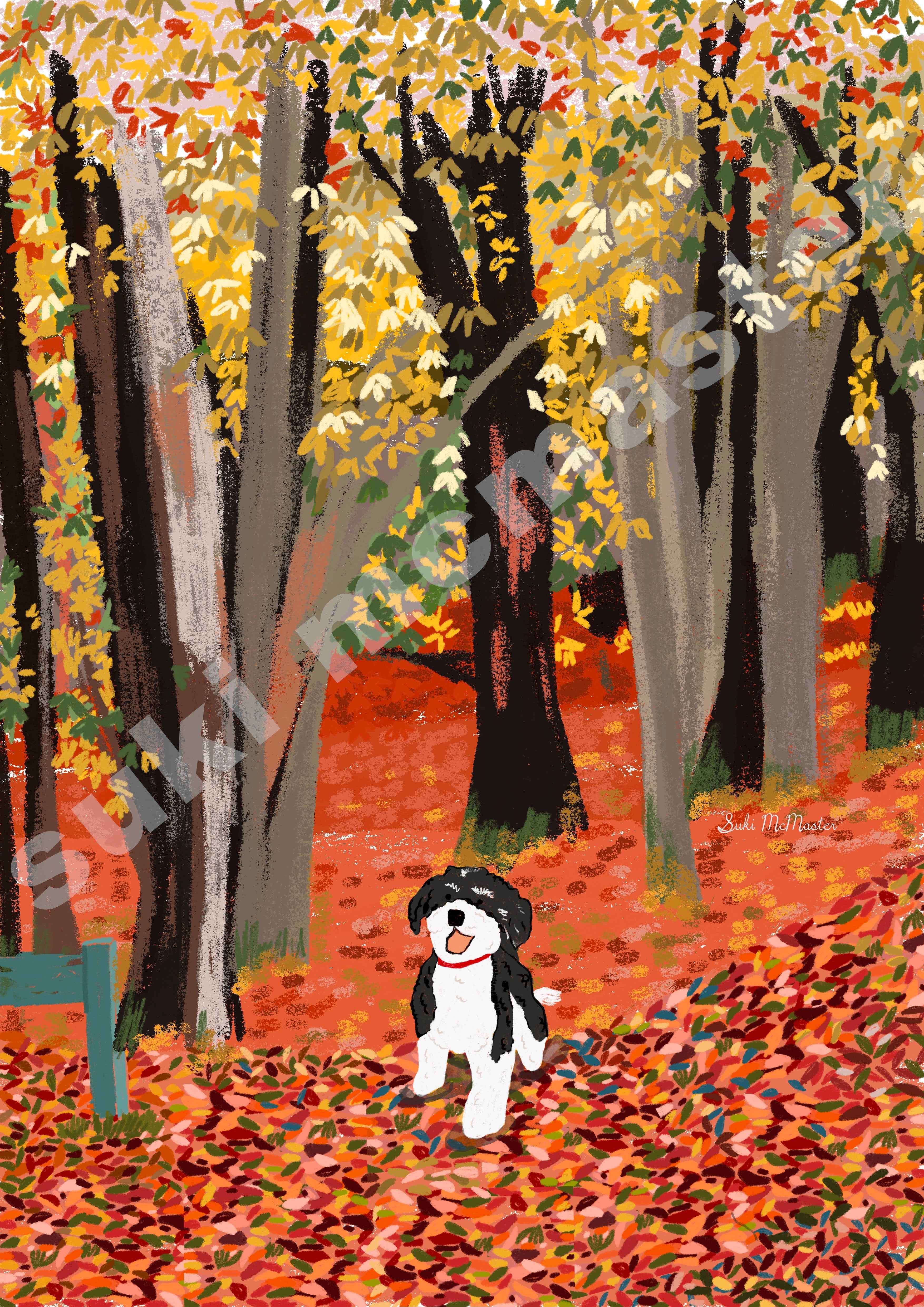 Australian Landscape Wall Art Print - Carlton Gardens (Pack of 3)