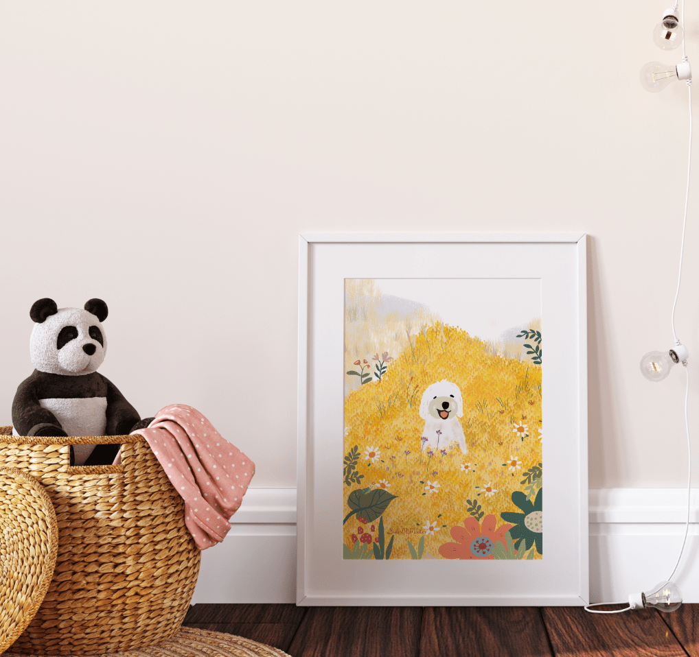 Wall Art Print - Oodles of Melbourne Daisy (Pack of 3)