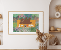 Wall Art Print - Picnic Bear by (Pack of 3)