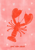 Blank Card - Love Me Lobster by Suki McMaster (Pack of 6)